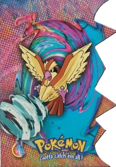 Die Cut EV10 of 12 Pidget Topps Pokémon series 2 US front