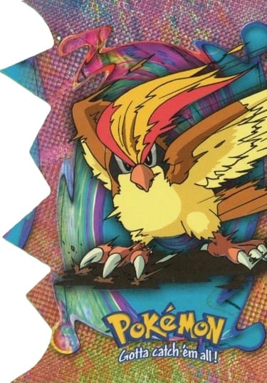 Die Cut EV12 of 12 Pidgeot Topps Pokémon series 2 US front