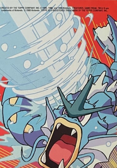 Stick ons 10 of 10 Charmander Topps Pokémon series 2 US back