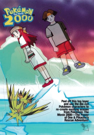 Stickers 3 of 10 Topps Pokémon The Movie 2000 front