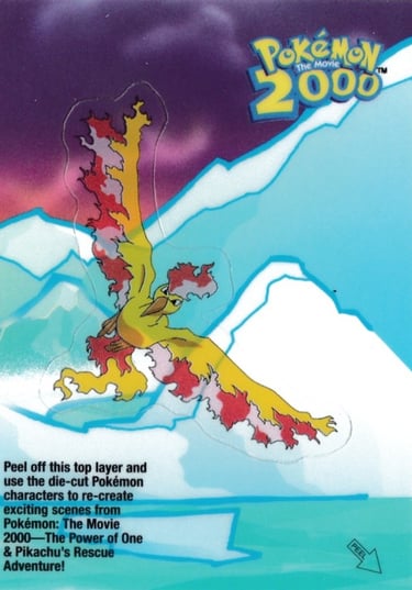 Stickers 5 of 10 Topps Pokémon The Movie 2000 front