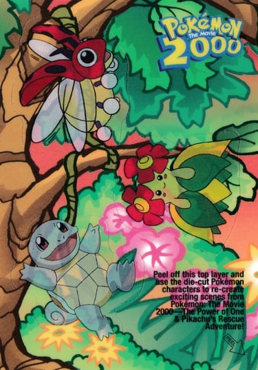 Stickers 7 of 10 Topps Pokémon The Movie 2000 front
