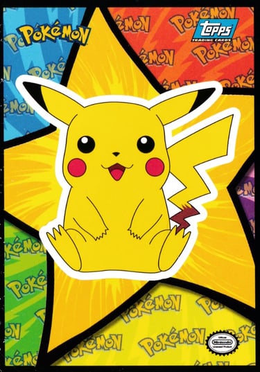 Stickers S1 Topps Pokémon the first movie
