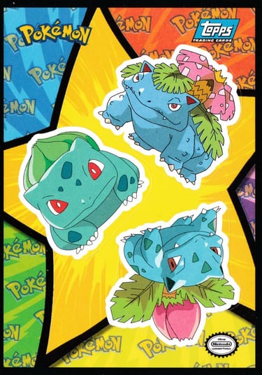Stickers S10 Topps Pokémon the first movie