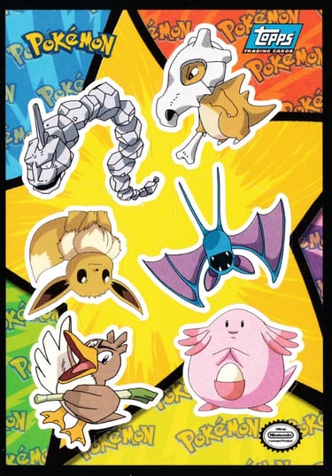 Stickers S13 Topps Pokémon the first movie