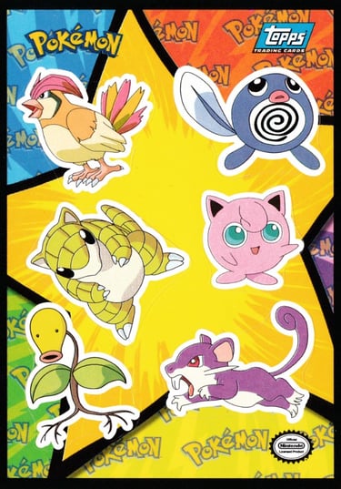 Stickers S14 Topps Pokémon the first movie
