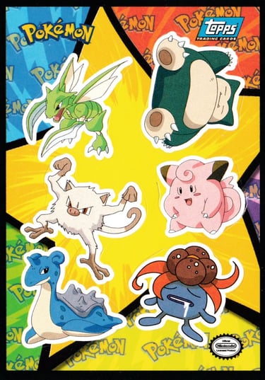 Stickers S16 Topps Pokémon the first movie