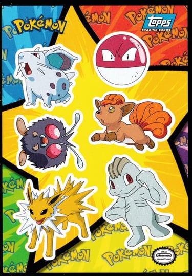 Stickers S17 Topps Pokémon the first movie