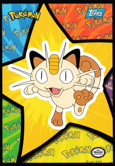 Stickers S4 Topps Pokémon the first movie