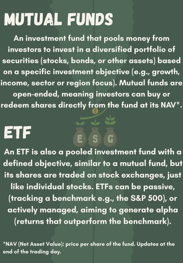 mutual funds and ETFs definition