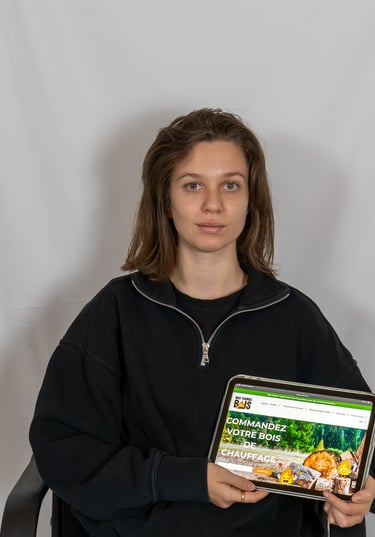 Marty la développeuse web et design app pour MaxThomasBois