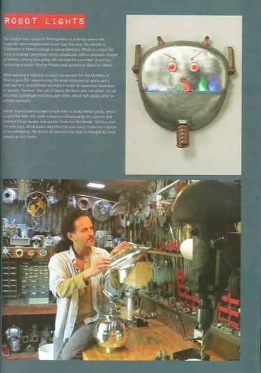 Junkies Magazine that contains article about artist Tal Avitzur, page 95.
