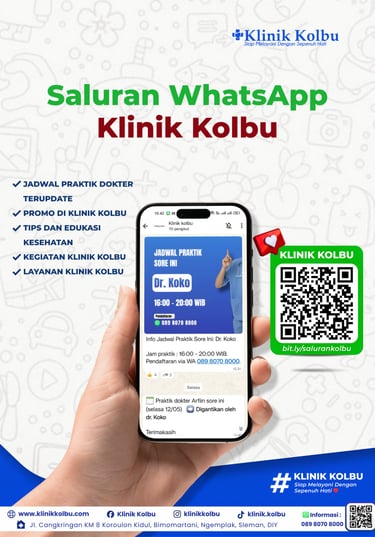 wa channel whatsapp wa saluran klinik kolbu