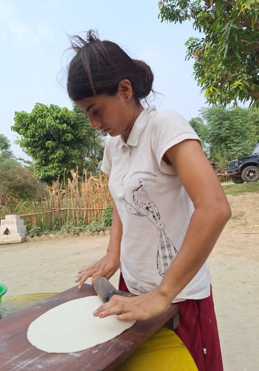 confection pâte à momos