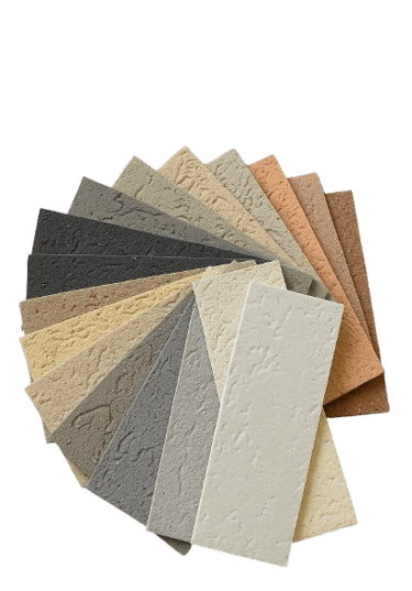 Muestrario de colores fisico con textura real de mano para mayoristas vendedores y colocadores