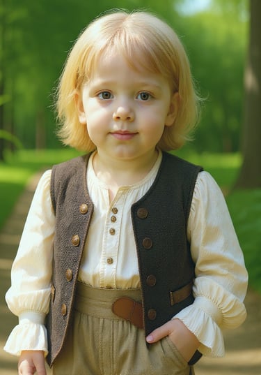 Little Joshua Chaffield, an innocent child in the midst of vampires.