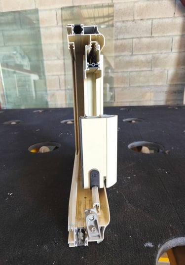 coupe vue de face menuiserie - BL miroiterie 