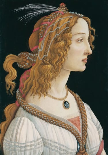 Portrait of a Woman by the workshop of Sandro Botticelli, early-mid 1480s