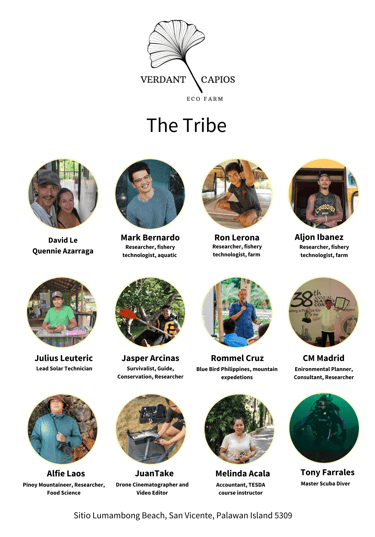 our dedicated team for a sustainable glamping resort