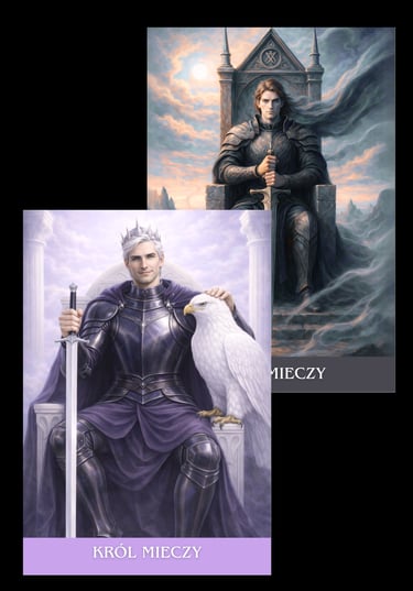 krol mieczy karta tarota archetyp tarot podswiadomosci talia swiatla i cienia 