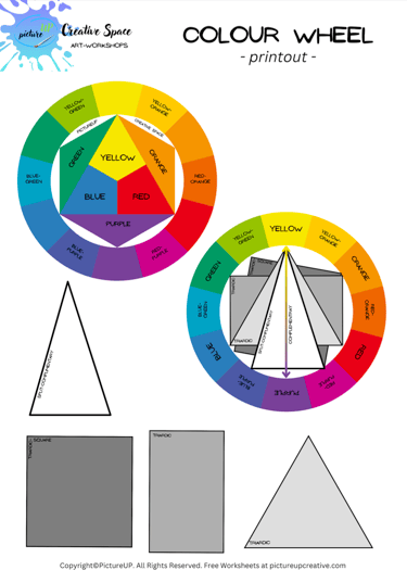 colour wheel print out