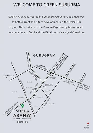 Sobha Aranya, Location