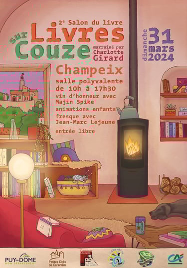 affiche salon du livre champeix 2024