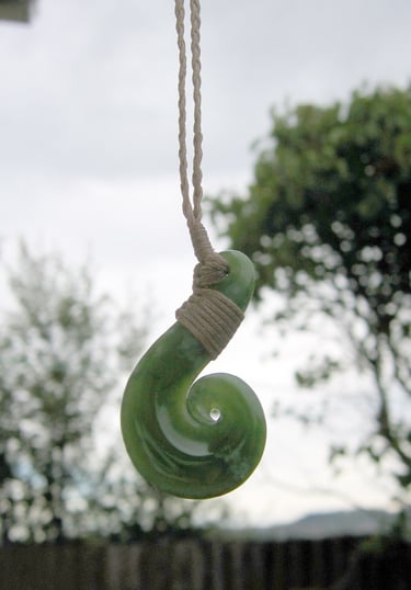 ancient greenstone pendant