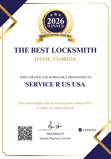 Best Locksmith Award