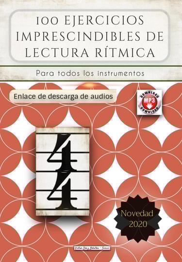 100 ejercicios imprescindibles de lectura rítmica, con audios.