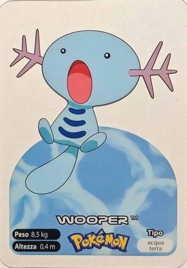 194 Wooper Lamincards spécial édition