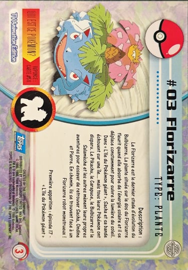 Florizarre topps serie 1