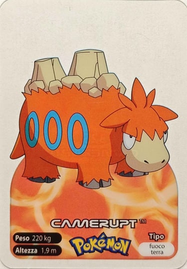 323 Camerupt Lamincards spécial édition