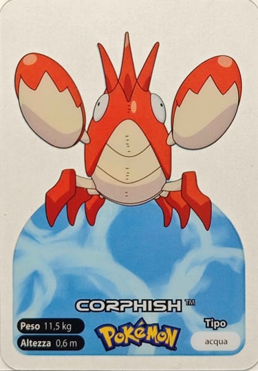 341 Corphish Lamincards spécial édition