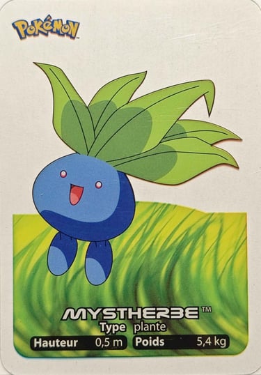 43 Mystherbe Lamincards Pokémon série 1