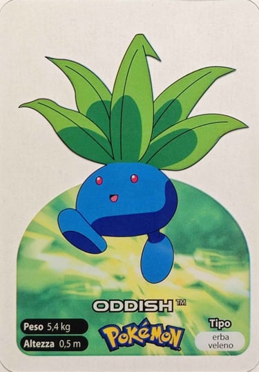 43 Oddish lamincards spécial édition