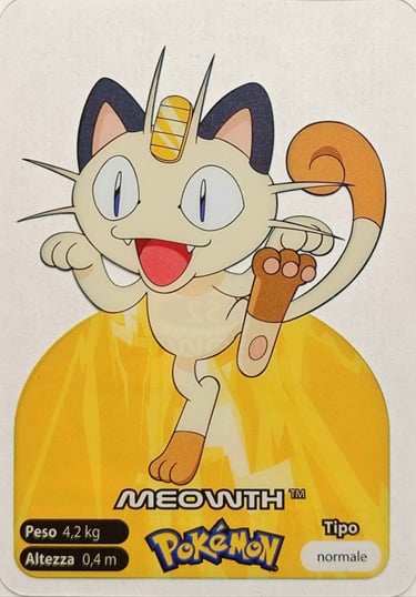 52 Meowth lamincards spécial édition