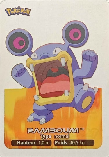 52 Ramboum Lamicards Pokémon série 3