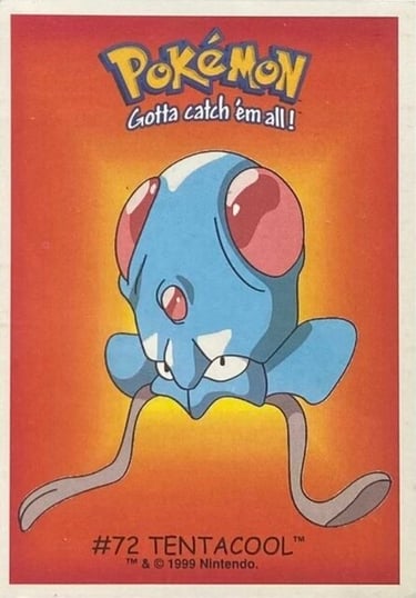 Tentacool Dunkin Boomer 1999