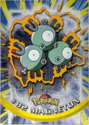 82 Magneton Topps Pokémon series 2 US smooth foil