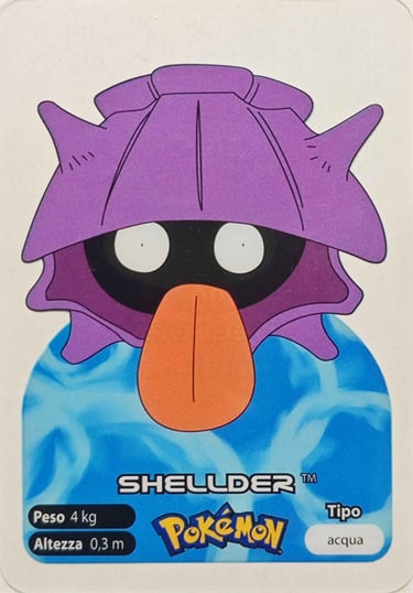 90 Shellder lamincards spécial édition