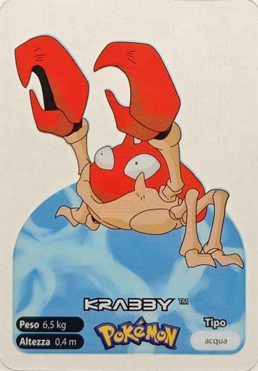 98 Krabby lamincards spécial édition