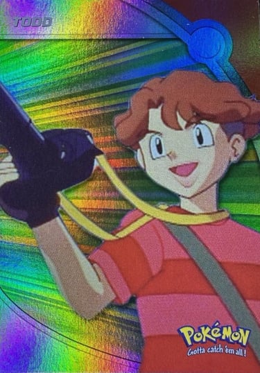 HV3 Todd Topps Pokémon series 2 US rainbow foil