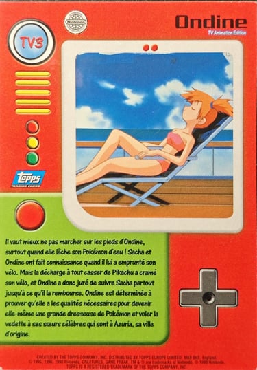 TV3 ondine topps série 1