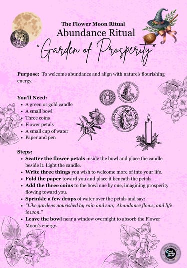 Flower Moon Abundance Ritual