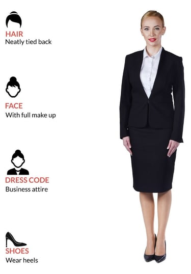Cabin crew photo specification