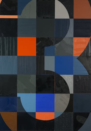 Het kunstwerk '3' van Henk Tieten