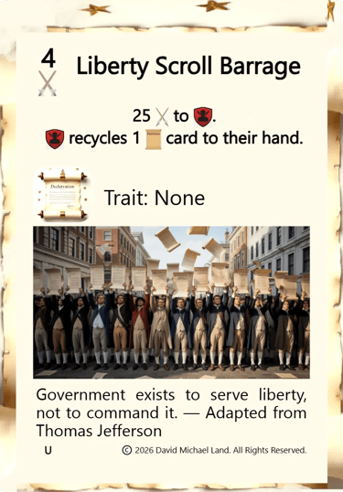 Liberty Scroll Barrage