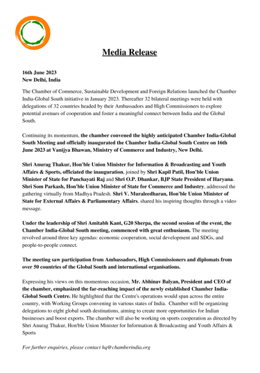 Media Release 16th June 2023