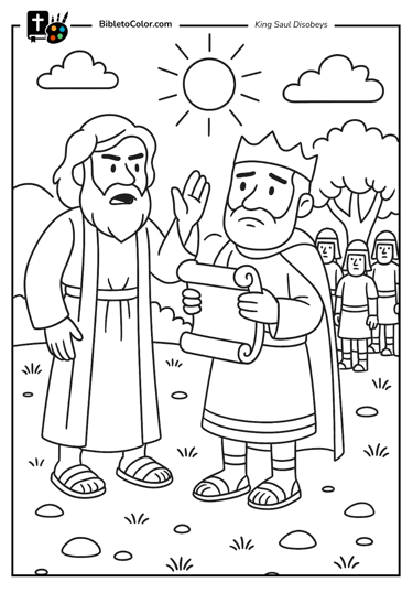 king Saul disobeys